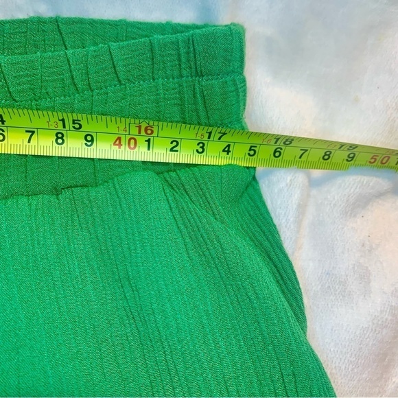 Palazzo Pants XL Emerald Green Curations QVC 100% Viscose Flowy Boho Relaxed Fit - Picture 11 of 13
